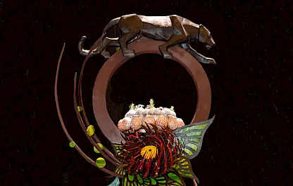 Schokoladenschaustück von Johannes Warmuth, 1. Platz