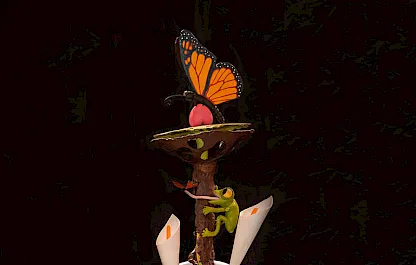 Schokoladenschaustück von Dennis Theis, 2. Platz